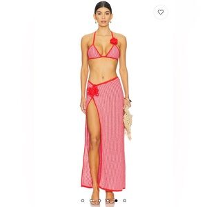 Devon windsor magnolia skirt in valentine